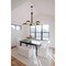 Z-Lite Bellamy Chandelier, 5-Light, 52 In.W x 52 In.L x 8.25 In.H, Matte Black/Matte Black Outer 1942-5MB - alternate 8